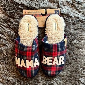 Dearfoam Mama Bear Slippers. NWT